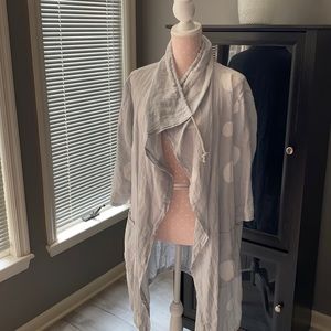 Polka dot. 100% linen beach’s jacket.